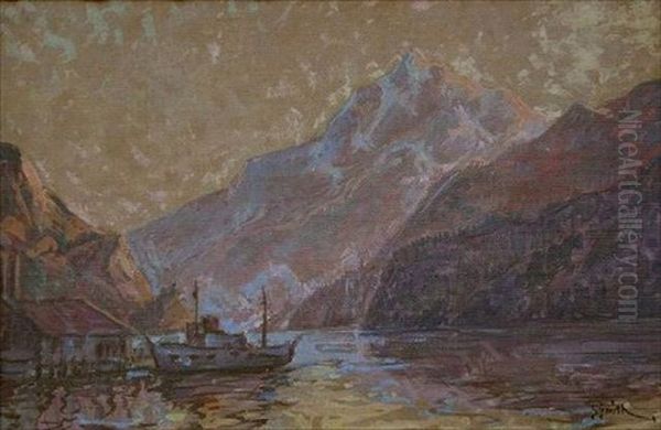 The Inside Passage Oil Painting by Walter Granville-Smith