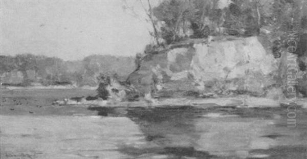 Marlboro Point On Potomac Oil Painting by Walter Granville-Smith