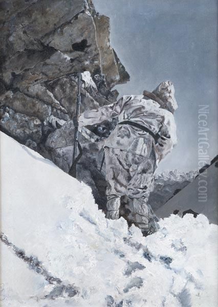 Alpino Di Sentinella Oil Painting by Stefano Baghino