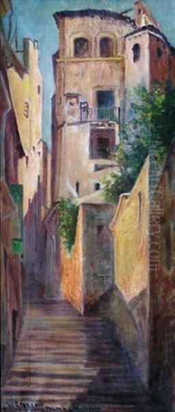 Palma Di Mallorca Oil Painting by Vladimir Vladyslaw Granzow