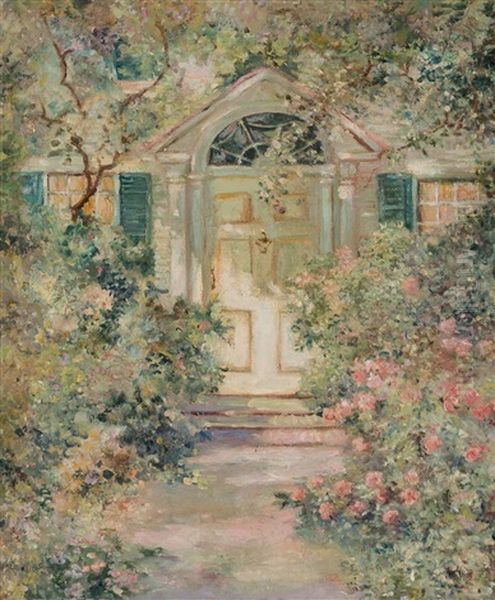 A New England Doorway by Abbott Fuller Graves