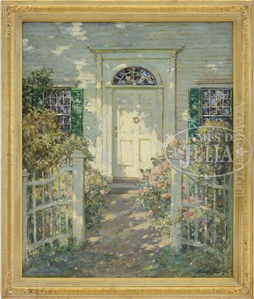 Doorway In Gloucester Mass Oil Painting by Abbott Fuller Graves