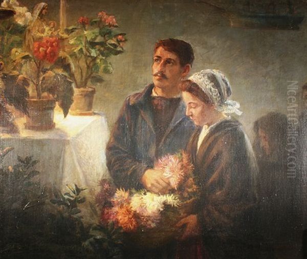 The Remembrance Oil Painting by Abbott Fuller Graves