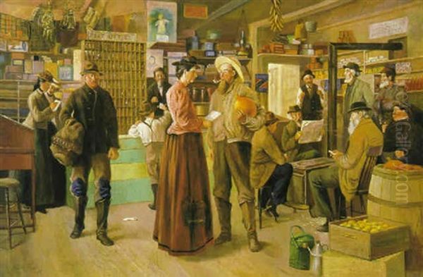 The General Store, York County Oil Painting by Abbott Fuller Graves