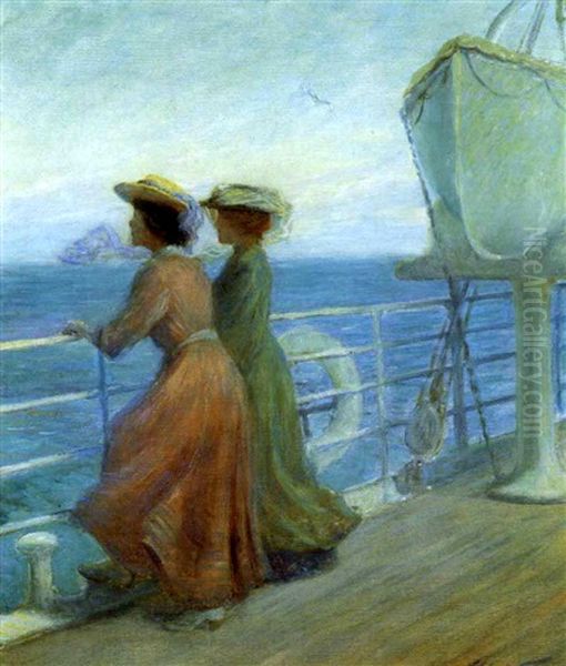 Nearing Home Oil Painting by Abbott Fuller Graves