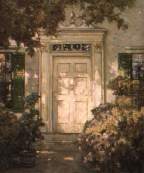 Ye Olde House, Kennebunk, Maine Oil Painting by Abbott Fuller Graves