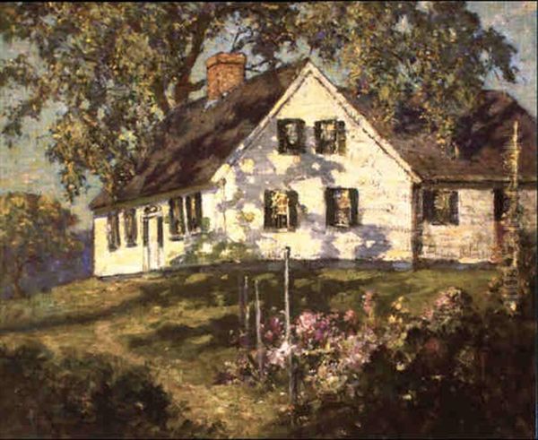 Hilltop Cape And Garden, Kennebunkport Oil Painting by Abbott Fuller Graves