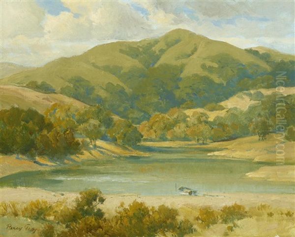 Marin Lake (lake Nicasio) by Percy Gray