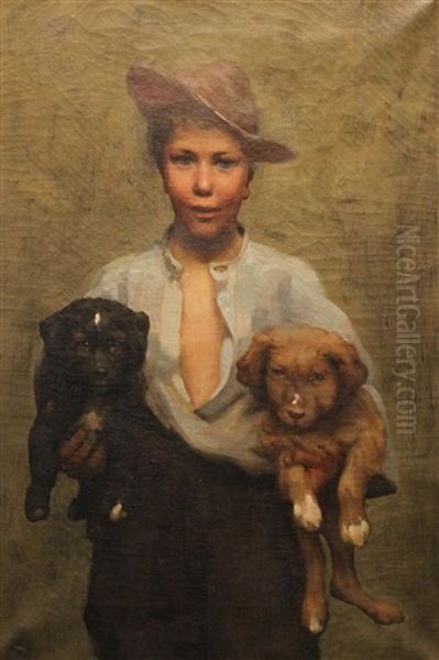 Three Vagabonds Oil Painting by Clifford Provost Grayson