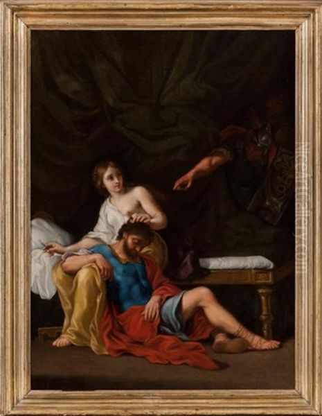 Sanson Et Dalila Oil Painting by Ercole Graziani the Younger