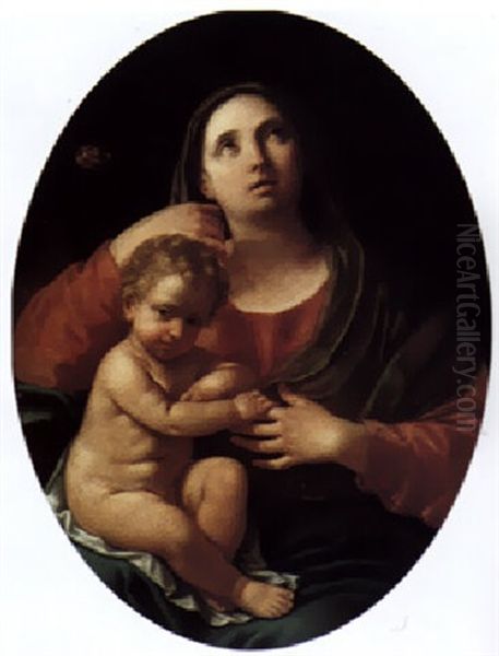 The Madonna And Child Oil Painting by Ercole Graziani the Younger