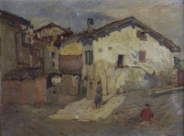 Savignano Di Mattina Oil Painting by Giuseppe Graziosi