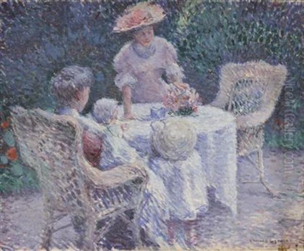 The Tea Table by Edmund William Greacen