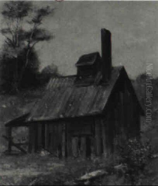 Deserted House Oil Painting by Edmund William Greacen