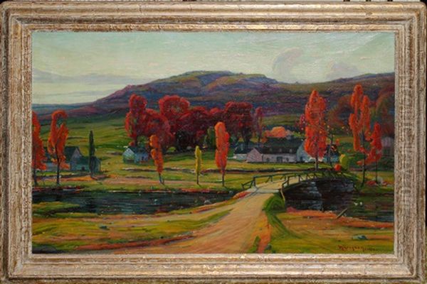 American Landscape Oil Painting by William Greason