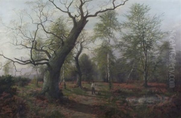 Springtime, Sherwood Forest Oil Painting by William Greaves