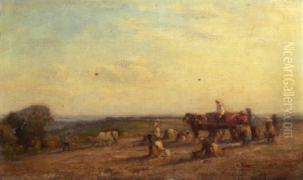 The Harvest Oil Painting by William Greaves