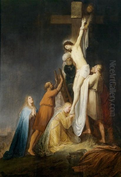 Die Kreuzabnahme Oil Painting by Pieter Fransz de Grebber