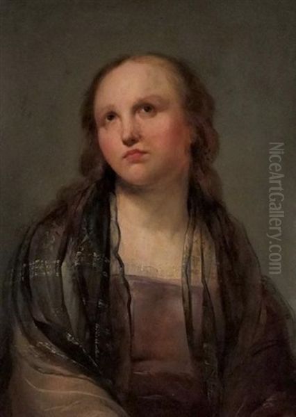 Portrait De Jeune Femme Oil Painting by Pieter Fransz de Grebber