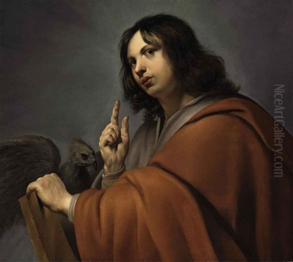 Saint John The Evangelist Oil Painting by Pieter Fransz de Grebber