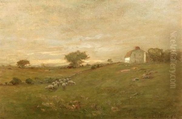 The Fay Estate, Lynn, Massachusetts Oil Painting by Charles Edwin Lewis Green