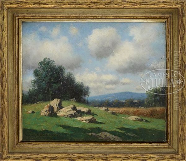 Two Landscapes Oil Painting by Frank Russell Green