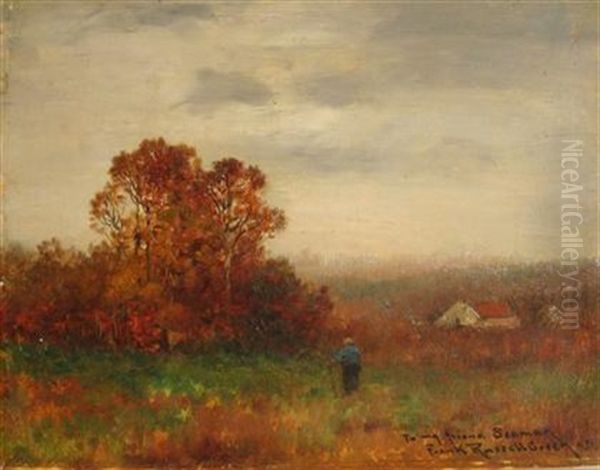 An Autumn Walk Oil Painting by Frank Russell Green