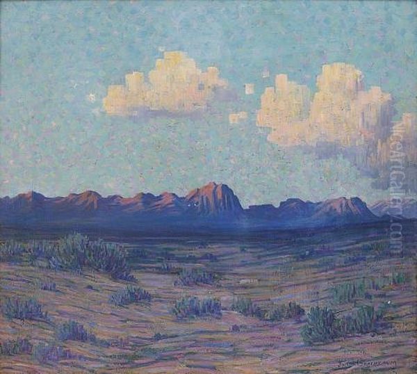 Desert Colors Oil Painting by Joseph David Greenbaum