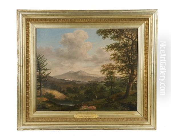 East Of Florence Oil Painting by John Greenhalgh