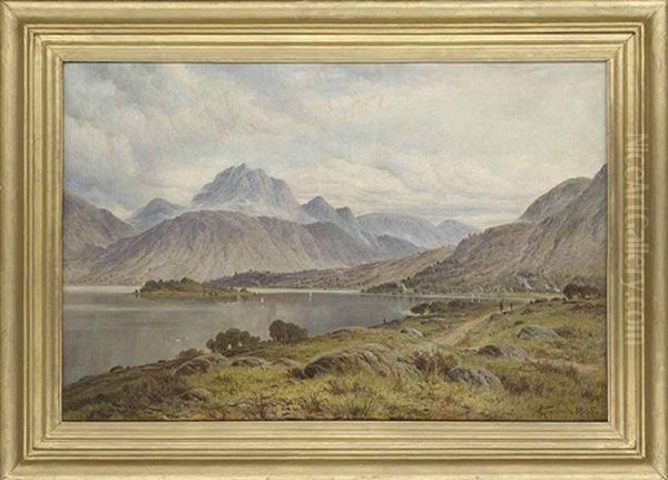 Loch Maree, Ross-shire Oil Painting by James M. Robert Greenlees