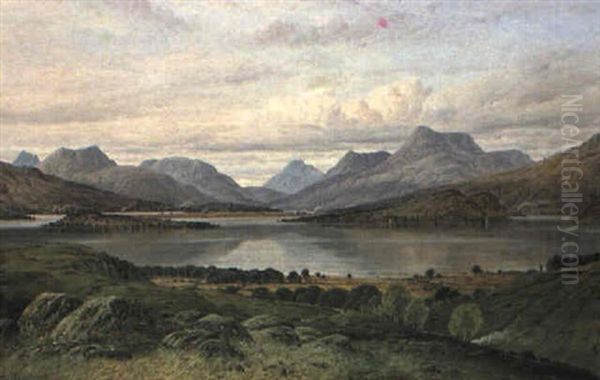 Loch Lomond Oil Painting by James M. Robert Greenlees