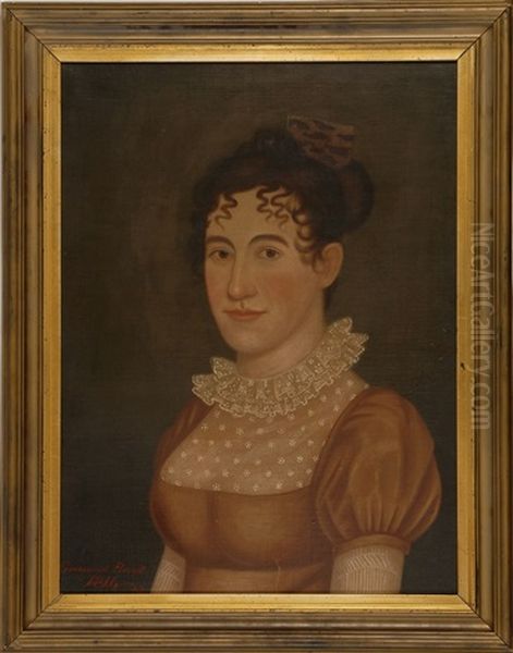 Portrait Of A Lady Oil Painting by Ethan Allen Greenwood