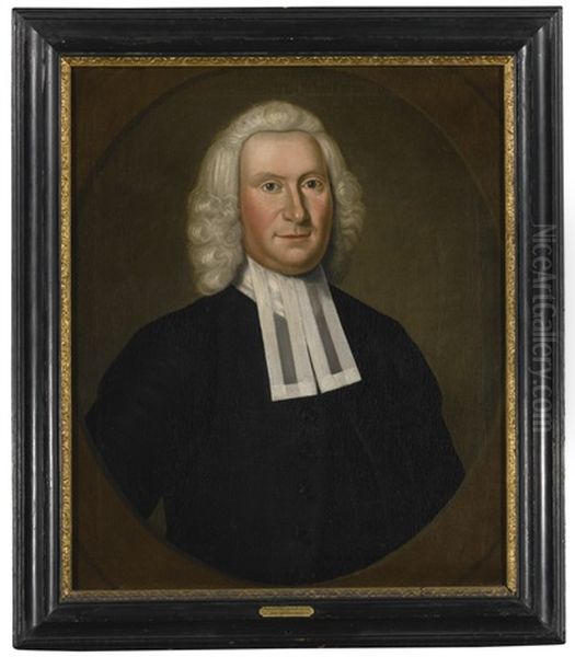 Reverend John Moorhead Of Arlington Street Church Oil Painting by John Greenwood