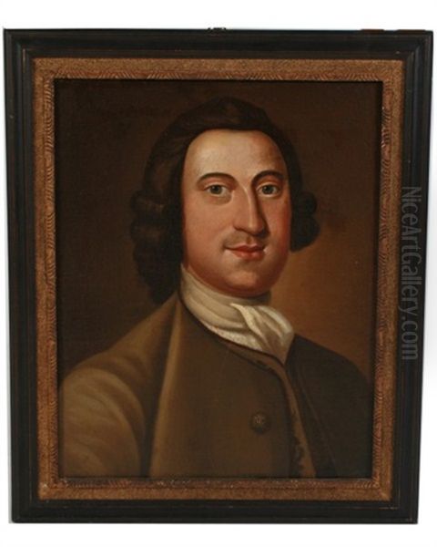 Peter Allen Born Pomfret, Conn. 1719, Died 1779 Oil Painting by John Greenwood