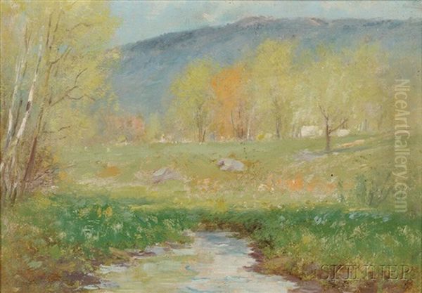 Spring Near Monadnock Oil Painting by Joseph H. Greenwood