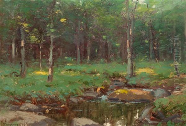 A Pond In The Woods by Joseph H. Greenwood