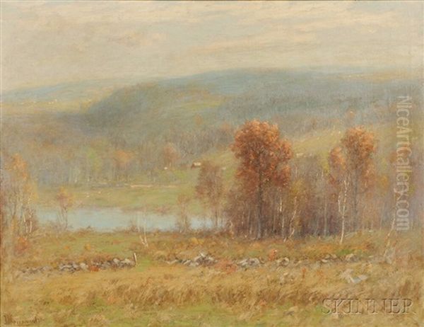 Tatnuck Hills Oil Painting by Joseph H. Greenwood