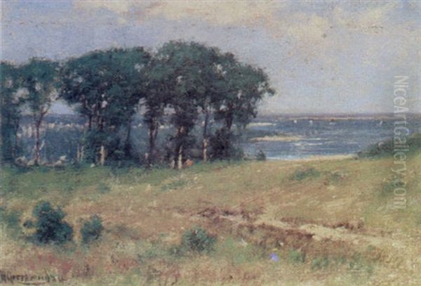 Oak Buffs, Massachusetts Oil Painting by Joseph H. Greenwood