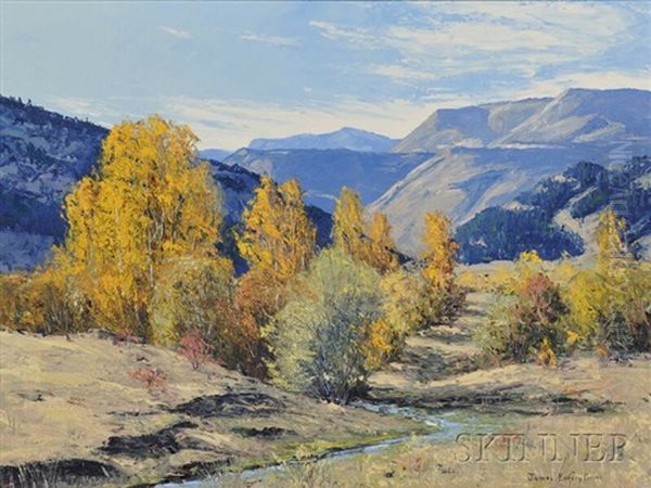 Horn's Ranch Oil Painting by James Emery Greer