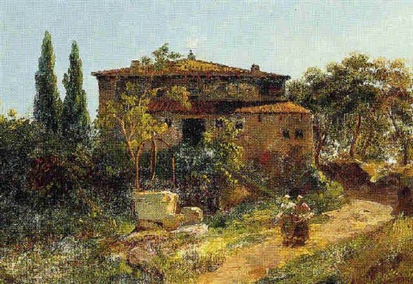 Paesaggio Oil Painting by Marco De Gregorio