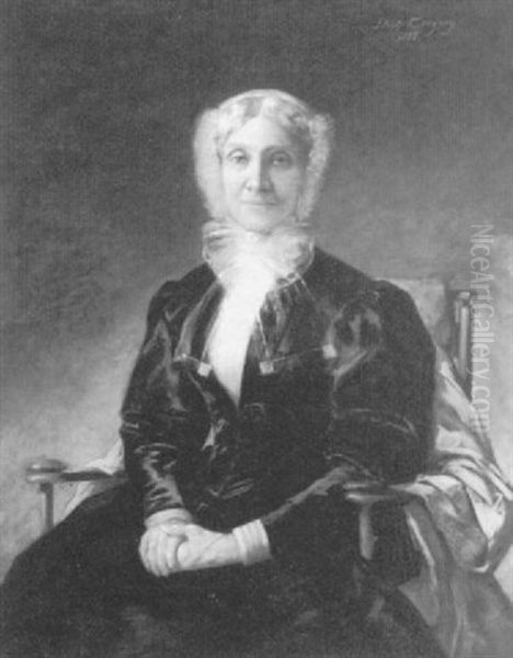 Portrait Of Eliza L. Macy Oil Painting by Eliot Gregory