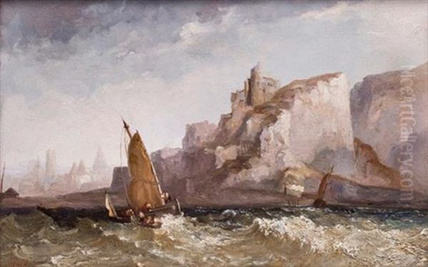 Velero Cerca De La Costa Oil Painting by George Gregory