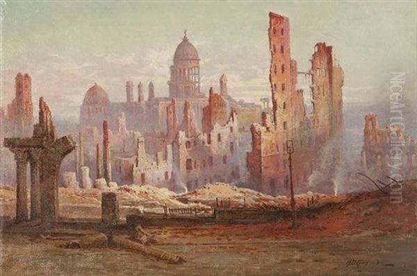 Ruins Of The San Francisco Earthquake & Fire by Deidrich Henry Gremke