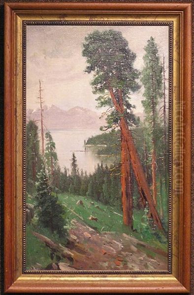 High Sierras Oil Painting by Deidrich Henry Gremke