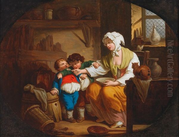 Maman Oil Painting by Jean Baptiste Greuze