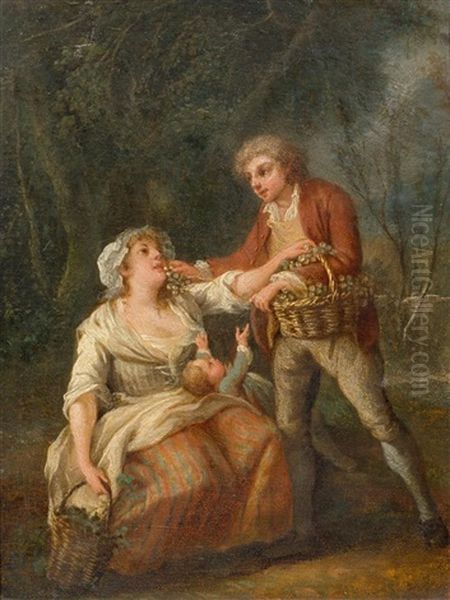 Allegorie Des Herbstes Oil Painting by Jean Baptiste Greuze