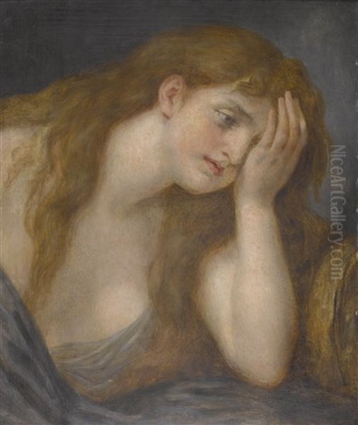 Marie L'egyptienne Oil Painting by Jean Baptiste Greuze