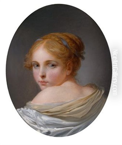 La Pugeur Agacante Oil Painting by Jean Baptiste Greuze