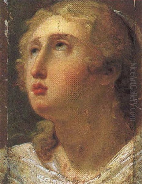 Ritratto Di Madame Greuze(?) Oil Painting by Jean Baptiste Greuze