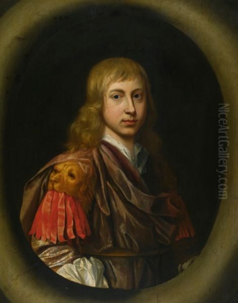 Portrait Of Edzard Jacob Tjarda Van Starkenborgh (1657-1716) Oil Painting by Martinus van Grevenbroeck